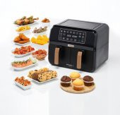 Kenwood Hfp70.000bk Dual Air Fryer Bk Copper - 2