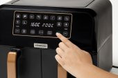 Kenwood Hfp70.000bk Dual Air Fryer Bk Copper - 5