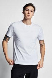 LESCON 23S-1202-23B KISA KOL TSHIRT - 4