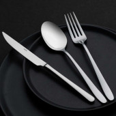 Nehir Sultan Sade 84 Parça Kutulu Çatal Kaşık Bıçak Takımı - 3