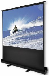 Codegen 145x82 cm Taşınabilir Portatif Pull Up Floor Screen Projeksiyon Perdesi - 5