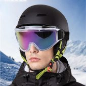 Kayak Gözlüğü Ventilli Güneş Kar Gözlük Gökkuşağı Snowboard Glasses Ekonomik Seri Gözlük - 1