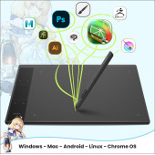 Veikk A30 10 X 6" Grafik Tablet - 5