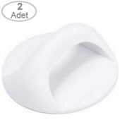 2 Adet Çok Amaçlı Kendinden Yapışkanlı Klozet Kapağı Çekmece Buzdolabı Tutacak Kulp Tutma Aparatı - 2