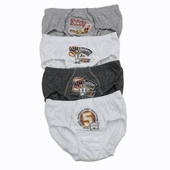 Öztaş 3116 Erkek Çocuk Slip Külot 4'lü Paket - 1
