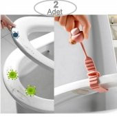2 Adet Mantar Tasarımlı Klozet Kaldırma Aparatı Klozet Kapağı Tutacağı Hijyenik Kaldırma Kolu Aparat - 1