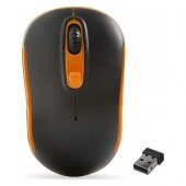 EVEREST KABLOSUZ MOUSE  USB SIYAH/TURUNCU (SM-804) - 2