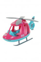 Farbu Oyuncak 46 cm Büyük Sallynin Helikopteri Pembe-Turkuaz - 3