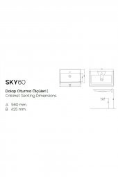 Karen Banyo Sky 60 Lavabo - 2