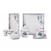 KORKMAZ A8574 LİNK COLL.28 P KAHVALTI TAKIMI(KARE) - 1