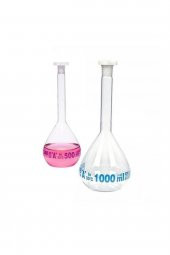 Balon Joje - Standart - Şeffaf - A Kalite - Grup Sertifikalı - Mavi Skala - 500 ml - Ns 19/26 - 1