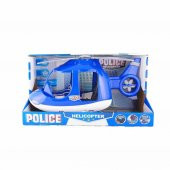 Farbu Oyuncak 46 cm Büyük Polis Helikopteri Mavi - 1
