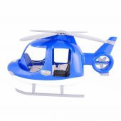 Farbu Oyuncak 46 cm Büyük Polis Helikopteri Mavi - 2