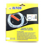 Eltos Banyo Lavabo Açma Teli Gider Açıcı Çelik Susta 5 Metre - 2