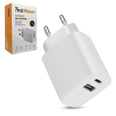 Nextpower Şarj Aleti Başlık Hızlı Usb 3A Type-C 20W Np-20 - 1