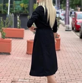 Bayan Yeni Model Kot Elbise 44944 - 4