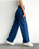 Kargo Cepli Bol Paça Kot pantolon 11994 - 2
