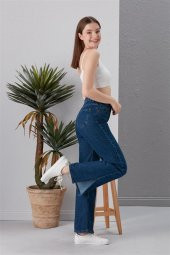 Kadın Bol Paça Kot pantolon 4332254 - 1