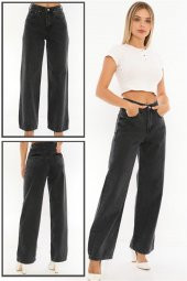 Kadın Bol Paça Kot pantolon 433454 - 1
