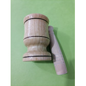 Ahşap Küçük Havan Sarımsak Döveci - 3