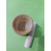 Ahşap Küçük Havan Sarımsak Döveci - 4