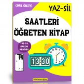 Okul Öncesi Saatleri Öğreten YAZ-SİL Kitabı - 1