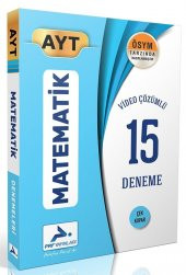 PRF Yayınları AYT Matematik Video Çözümlü 15 Deneme - 1