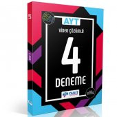 Yanıt Yayınları AYT Video Çözümlü 4 Fasikül Deneme - 1