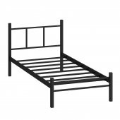 Mobpazar Metal Karyola, Defne Metal Karyola 90x200 cm Siyah Renk - 5