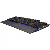 Everest MK7 Gri USB Bilek Destekli Mekanik Klavye Q Blue Switch Gaming Oyuncu Klavyesi thumbnail 5