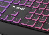Everest KB-R59 FORZA Usb Rainbow Klavye Multimedia Klavye Gaming Klavye - 6