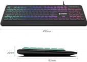 Everest KB-R59 FORZA Usb Rainbow Klavye Multimedia Klavye Gaming Klavye - 7