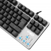 Altec Lansing ALGK8404 BLUE SWITCH 87 Tuşlu  Mekanik Klavye Gaming Klavye Oyuncu Klavye SİYAH - 6
