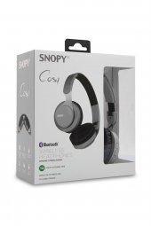 Snopy SN-34BT Cosy Mobil Telefon Uyumlu Kablosuz Mikrofonlu Kulak Üstü Gri Bluetooth Kulaklık - 2