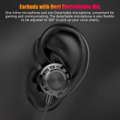 Rampage RM-K36 PROUD 3,5mm Gaming Kulak İçi Kulaklık 2Lİ HD MİKROFON ÖZELLİĞİ - 3