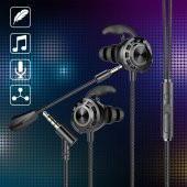Rampage RM-K36 PROUD 3,5mm Gaming Kulak İçi Kulaklık 2Lİ HD MİKROFON ÖZELLİĞİ - 5