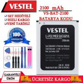 VESTEL VENÜS V3 ORJİNAL 5040 PİL BATARYA VS-BAT-2100 PİL KOD YENİ TARİHLİ - 1