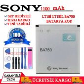 SONY XPERİA ARC S LT18İ ORJİNAL PİL BATARYA BA750 PİL KODU YENİ TARİHLİ - 1