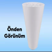 Napoli Lüks Mobilya Kanepe Sehpa Tv Ünitesi Koltuk Ayağı 14 Cm Beyaz Baza Ayakları thumbnail 5
