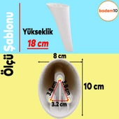 Napoli Lüks Mobilya Kanepe Tv Ünitesi Koltuk Ayağı 18 Cm Beyaz Konsol Ayakları - 4