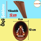 Napoli Lüks Mobilya Kanepe Tv Ünitesi Koltuk Ayağı 12 Cm Kahverengi Ahşap Desenli Baza Ayakları thumbnail 4