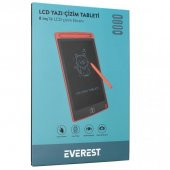 Everest EV-DY100 Kırmızı Yazı ve Çizim Tableti - 4