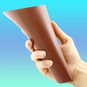 Napoli Lüks Mobilya Kanepe Tv Ünitesi Koltuk Ayağı 18 Cm Kahverengi Ahşap Desenli Konsol Ayakları - 6