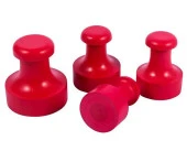 Mühür Kauçuk Alaşım Kırmızı Kaşe Yuvarlak 35Ømm thumbnail 4