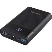 Polham 4 Pil Girişli Taşınabilir Pil Şarj Cihazı ve Powerbank Kutusu, Led Işıklı Hızlı Pil Şarj Aleti - 1