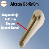 Napoli Lüks Mobilya Kanepe Tv Ünitesi Koltuk Ayağı 18 Cm Krem Konsol Ayakları - 3
