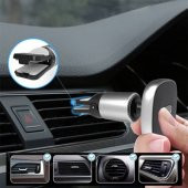 Polham Araç İçi Izgara Tipi Ultra Güçlü Mıknatıslı Telefon ve Tablet Tutucu, 360° Dönebilen Tasarım - 2
