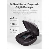 Polham Dijital Göstergeli Şarj Kutulu Uzun Şarjlı Tws Bluetooth Kulaklık IPX6 Suya Dayanıklı - 3