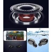 Polham Mikrofonlu Dokunmatik Şarj Kutulu Bluetooth Kulaklık Iphone Samsung Xiaomi Bluetooth Kulaklık - 3