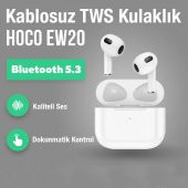 Polham IP5X Su Geçirmez Dokunmatik BT 5.3V Mikrofonlu Bluetooth Kulaklık, 300 Mah Şarjlı Kulaklık - 3